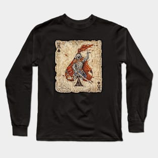 Poker King of clubs: The Dark Warrior Long Sleeve T-Shirt